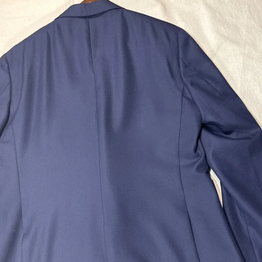 Rodd & Gunn Blue Cotton Sport Fit Blazer Men XL Modern Jacket 100% Wool